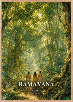 Ramayana Book Watercolour Illustration by Valmiki