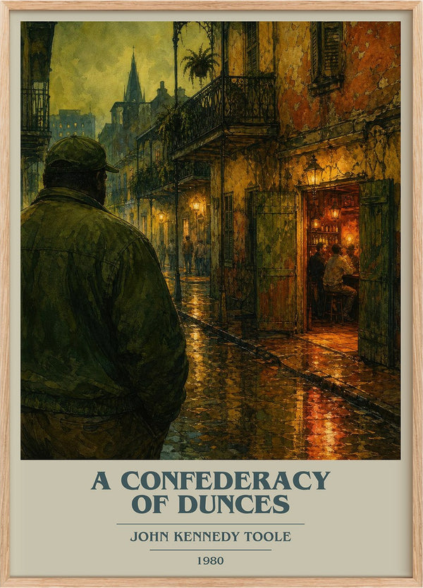 A Confederacy of Dunces Book Cover Poster by John Kennedy Toole