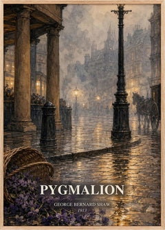 Pygmalion Book Watercolour Illustration by George Bernard Shaw