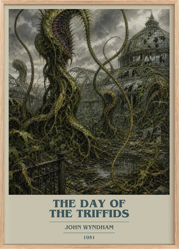 The Day of the Triffids Book Cover Poster by John Wyndham