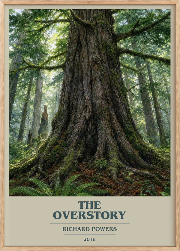 The Overstory Book Cover Poster by Richard Powers