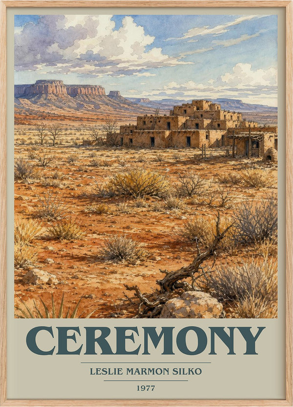 Ceremony Book Cover Poster by Leslie Marmon Silko