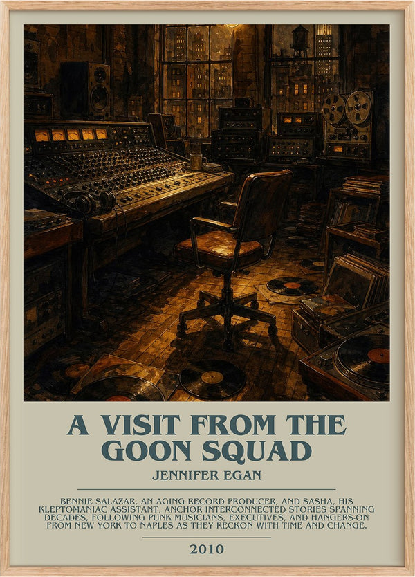 A Visit From The Goon Squad Bookish Wall Art by Jennifer Egan