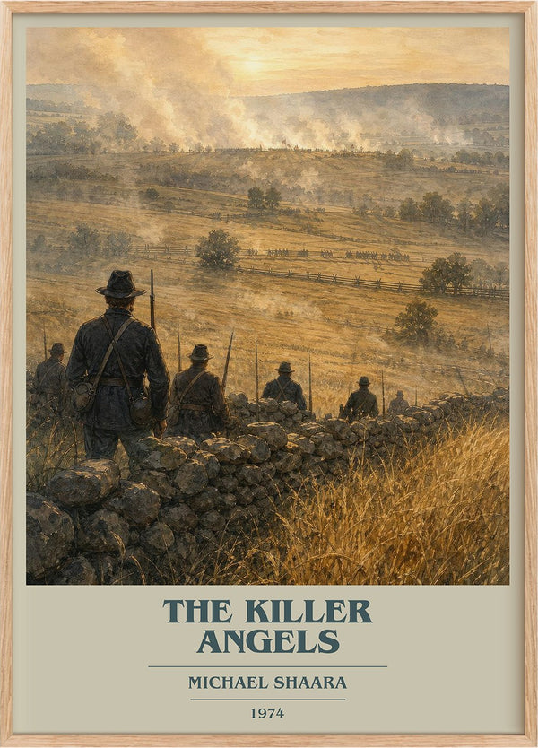The Killer Angels Book Cover Poster by Michael Shaara