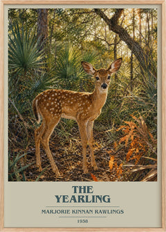 The Yearling Book Cover Poster by Marjorie Kinnan Rawlings