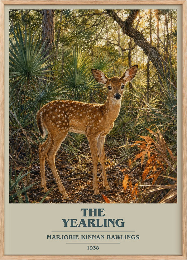 The Yearling Book Cover Poster by Marjorie Kinnan Rawlings