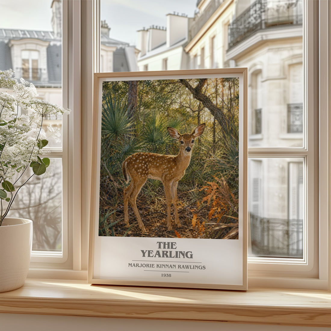 The Yearling book cover poster colour and style options – Marjorie Kinnan Rawlings book art