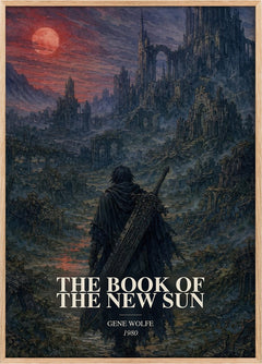 The Book of the New Sun Book Watercolour Illustration by Gene Wolfe