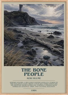 The Bone People Bookish Wall Art by Keri Hulme