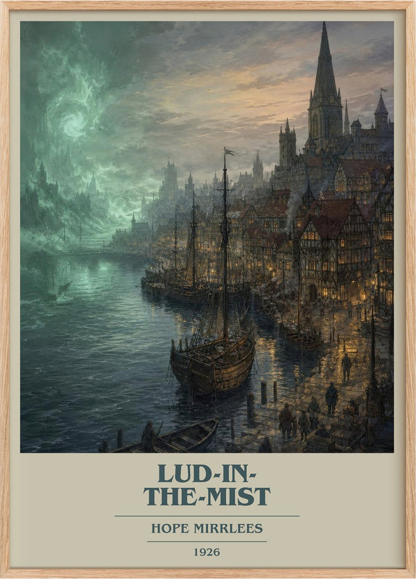 Lud-in-the-Mist Book Cover Poster by Hope Mirrlees