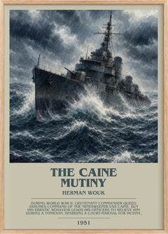 The Caine Mutiny Bookish Wall Art by Herman Wouk