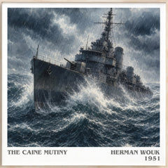 The Caine Mutiny Literary Art Print by Herman Wouk