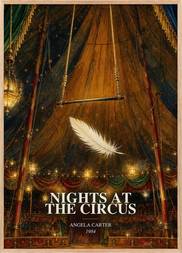 Nights At The Circus Book Watercolour Illustration by Angela Carter