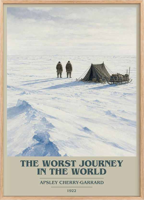Worst Journey in the World Book Cover Poster by Apsley Cherry-Garrard