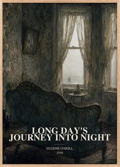 Long Day's Journey Into Night Book Watercolour Illustration by Eugene O'Neill