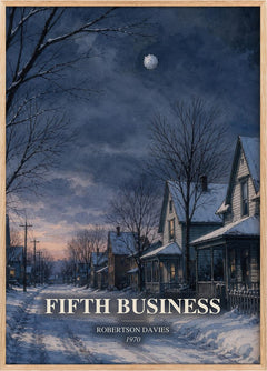 Fifth Business Book Watercolour Illustration by Robertson Davies