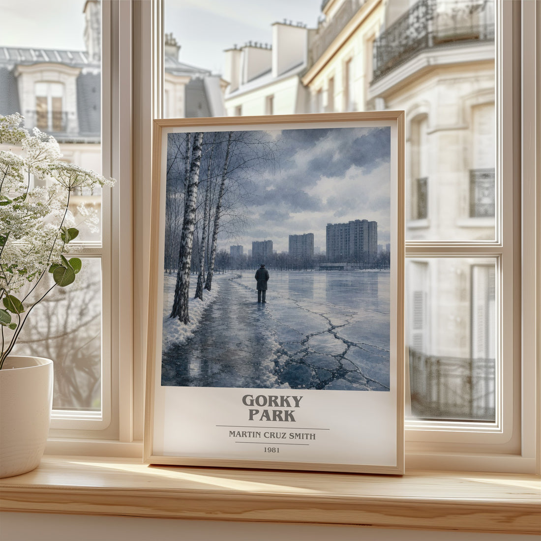 Gorky Park book cover poster colour and style options – Martin Cruz Smith book art