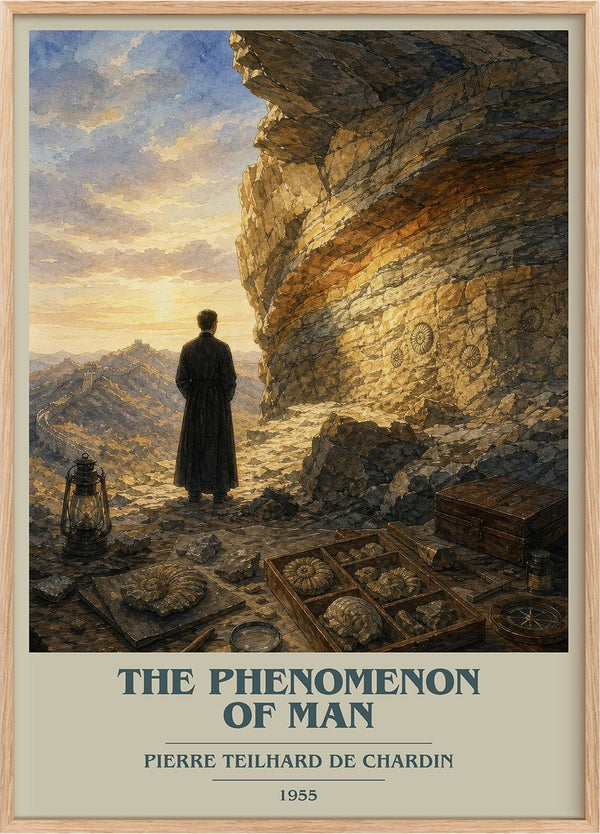 The Phenomenon Of Man Book Cover Poster by Pierre Teilhard de Chardin