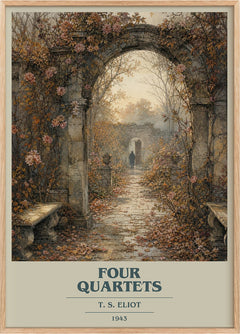 Four Quartets Book Cover Poster by T. S. Eliot