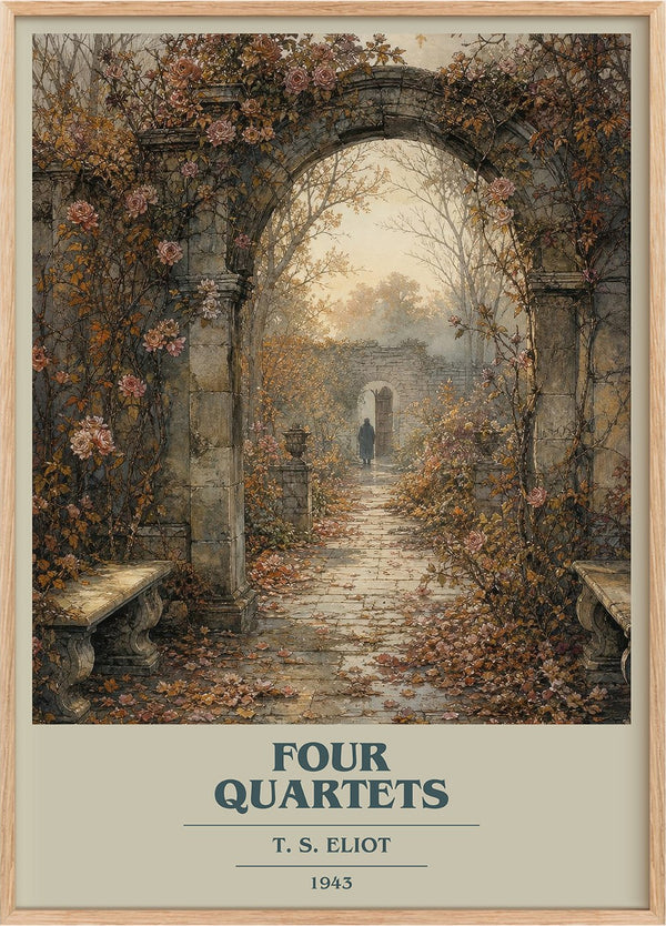 Four Quartets Book Cover Poster by T. S. Eliot