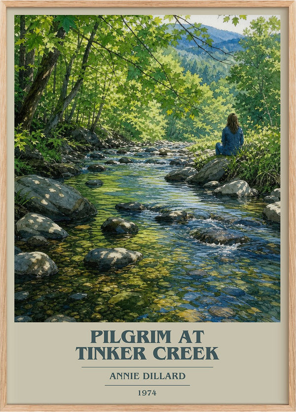 Pilgrim at Tinker Creek Book Cover Poster by Annie Dillard