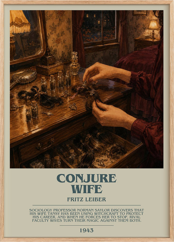 Conjure Wife Bookish Wall Art by Fritz Leiber