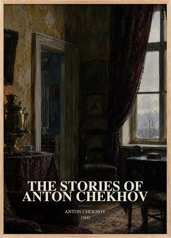 Stories of Anton Chekhov Book Watercolour Illustration by A. Chekhov