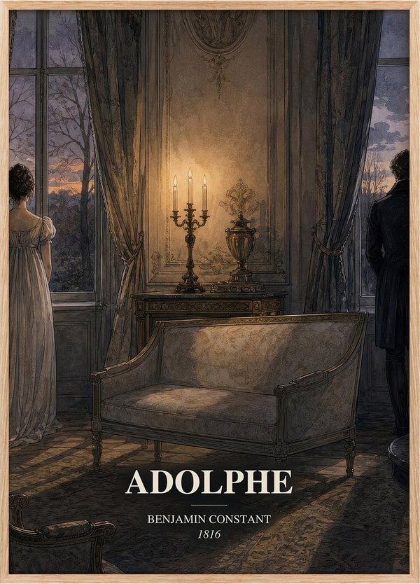 Adolphe Book Watercolour Illustration by Benjamin Constant