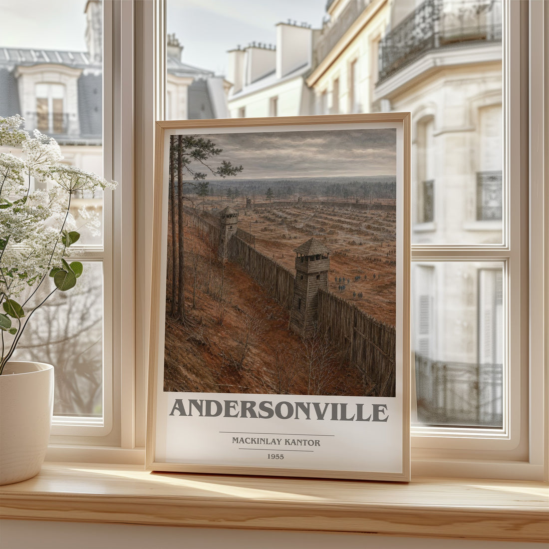Andersonville book cover poster colour and style options – MacKinlay Kantor book art