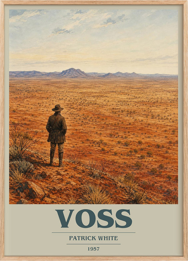 Voss Book Cover Poster by Patrick White