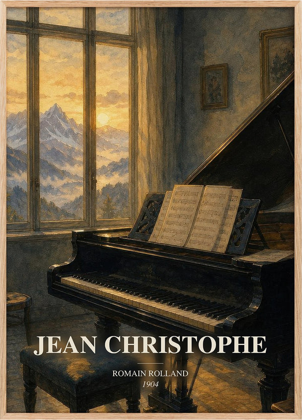 Jean Christophe Book Watercolour Illustration by Romain Rolland