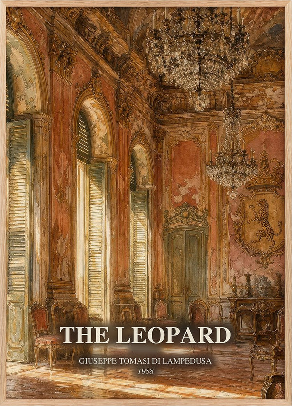 Leopard Book Watercolour Illustration by Giuseppe Tomasi di Lampedusa