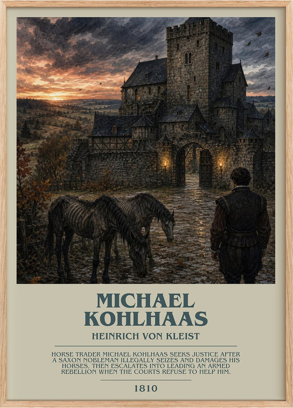 Michael Kohlhaas Bookish Wall Art by Heinrich von Kleist
