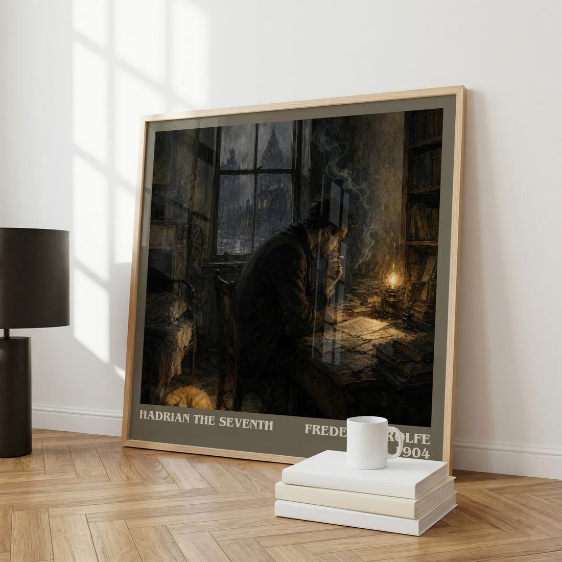 Hadrian the Seventh literary art print colour and style options – Frederick Rolfe book art
