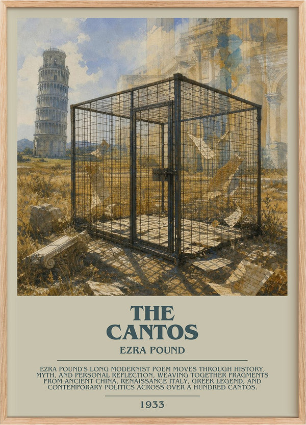 The Cantos Bookish Wall Art by Ezra Pound