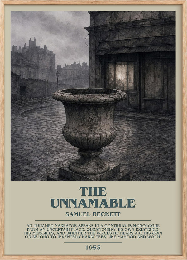 The Unnamable Bookish Wall Art by Samuel Beckett