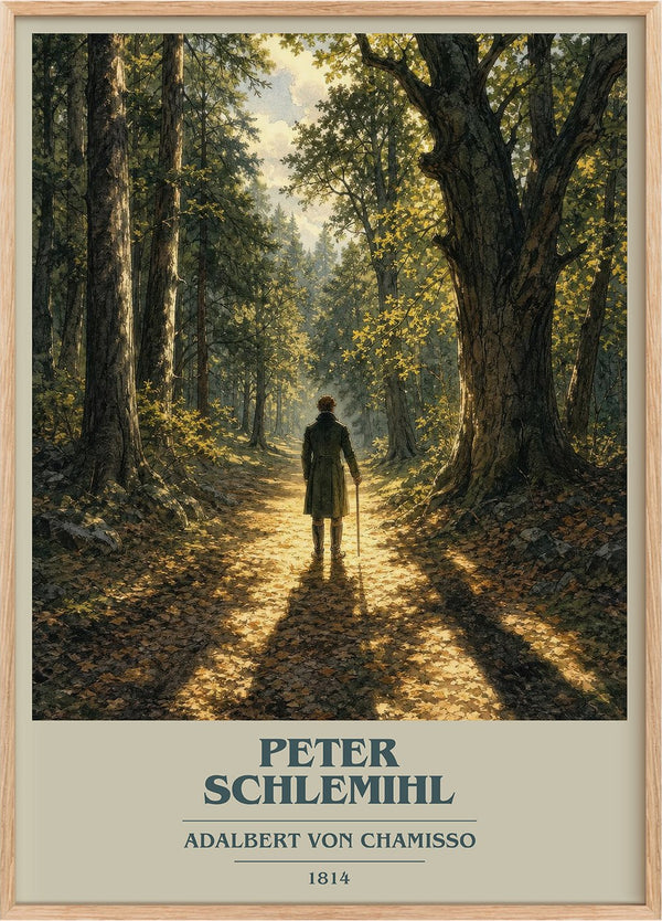 Peter Schlemihl Book Cover Poster by Adalbert von Chamisso