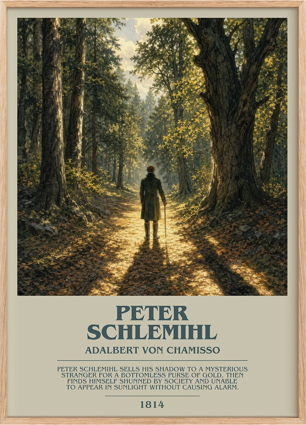 Peter Schlemihl Bookish Wall Art by Adalbert von Chamisso