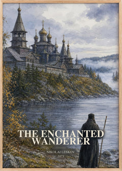 The Enchanted Wanderer Book Watercolour Illustration by Nikolai Leskov