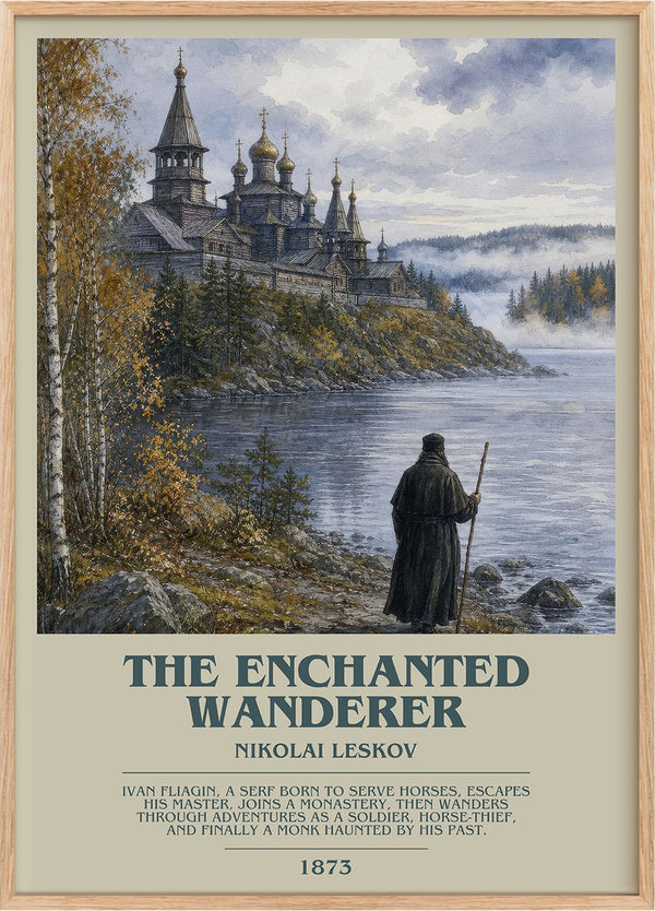 The Enchanted Wanderer Bookish Wall Art by Nikolai Leskov