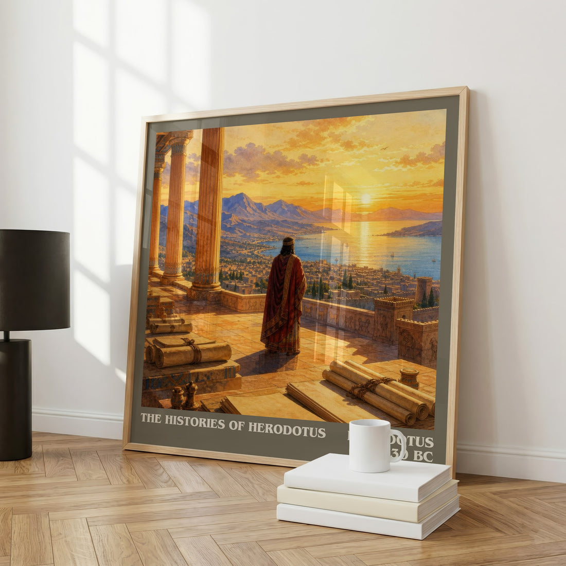 The Histories of Herodotus literary art print colour and style options – Herodotus book art