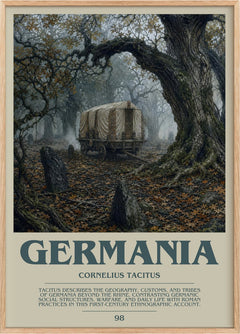 Germania Bookish Wall Art by Cornelius Tacitus