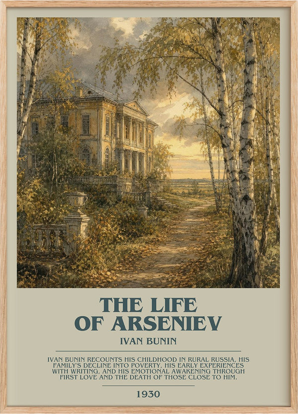 The Life Of Arseniev Bookish Wall Art by Ivan Bunin