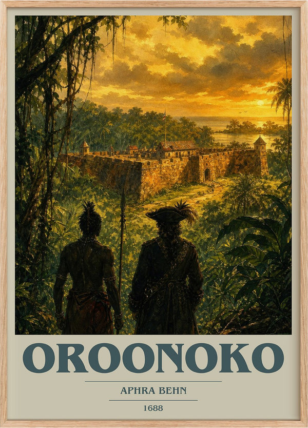 Oroonoko Book Cover Poster by Aphra Behn