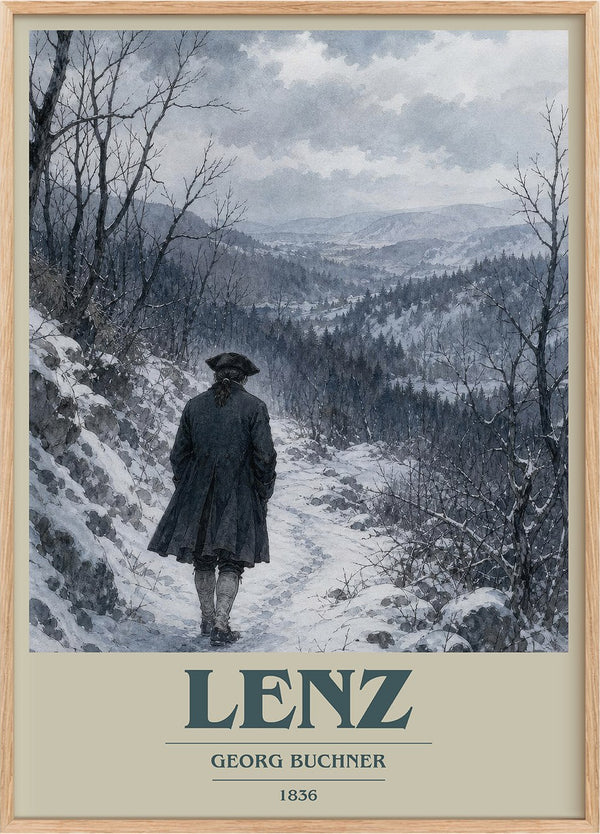 Lenz Book Cover Poster by Georg Buchner