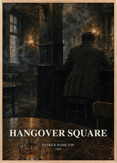 Hangover Square Book Watercolour Illustration by Patrick Hamilton