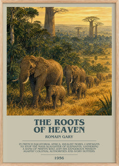 The Roots of Heaven Bookish Wall Art by Romain Gary