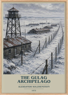 The Gulag Archipelago Book Cover Poster by Aleksandr Solzhenitsyn