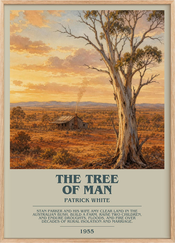 The Tree of Man Bookish Wall Art by Patrick White