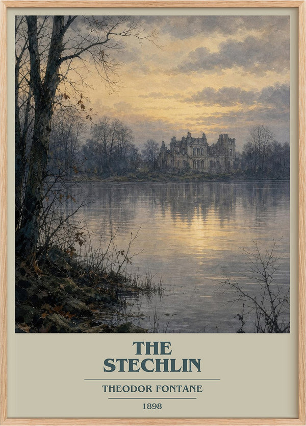 The Stechlin Book Cover Poster by Theodor Fontane